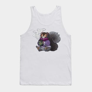 Coffee Squirrel Tank Top